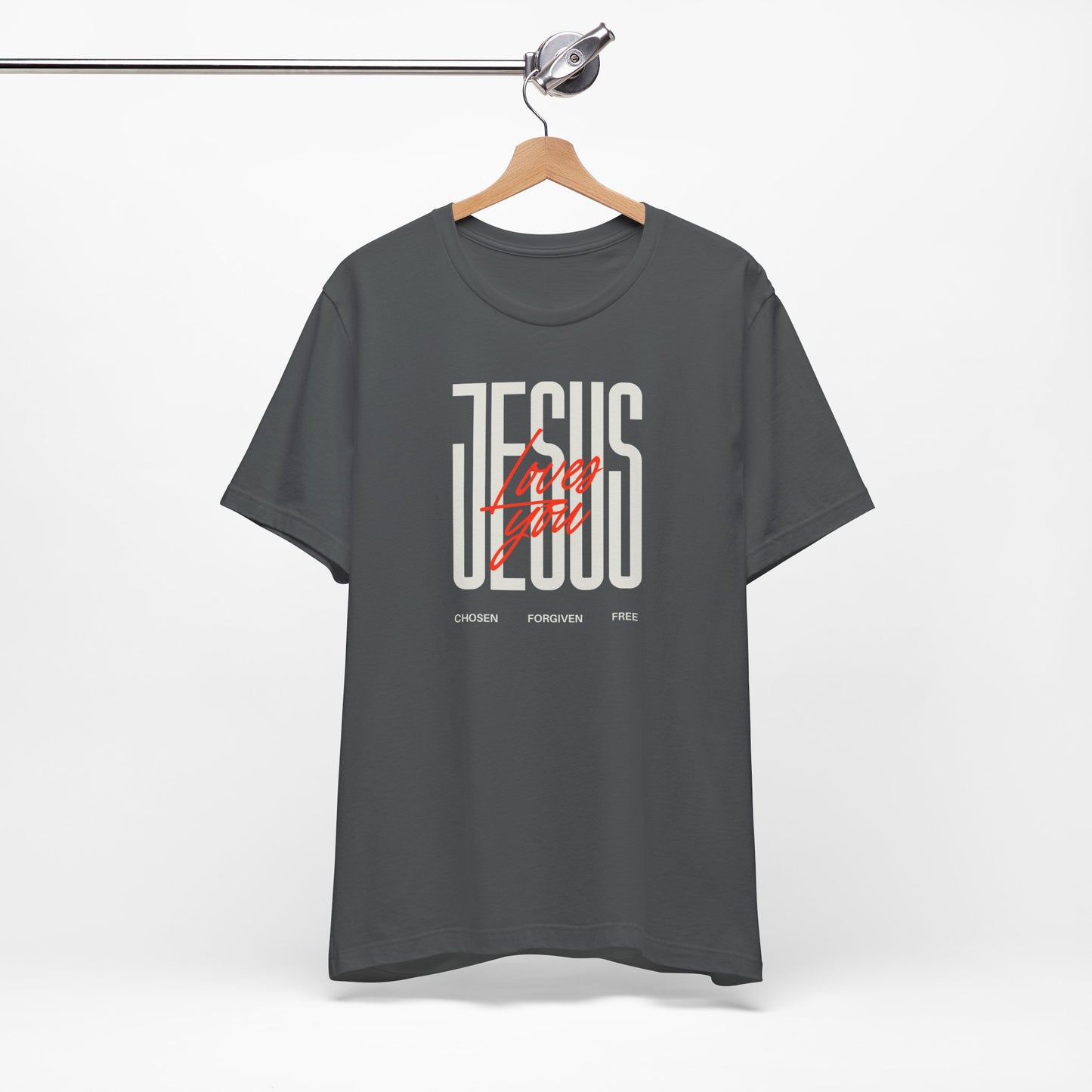 Jesus Loves You - Unisex Soft Short Sleeve Tee