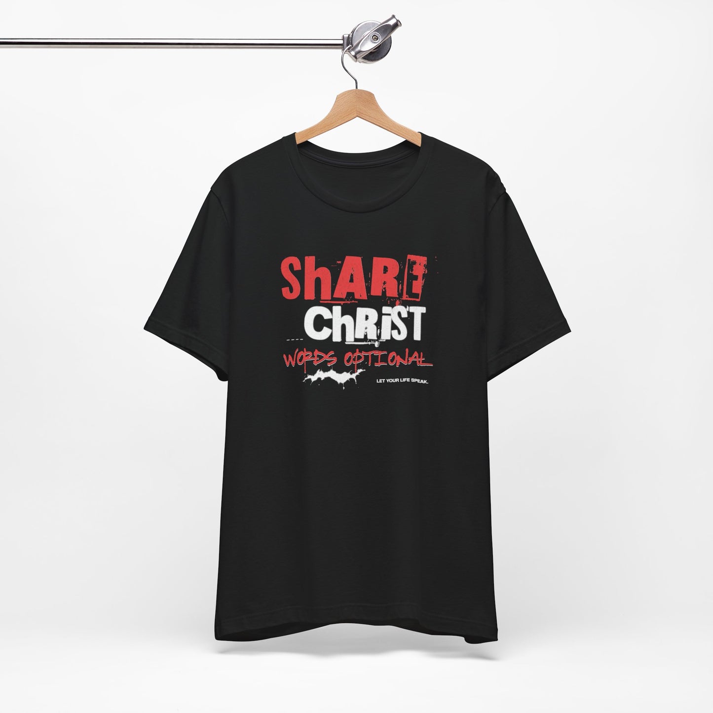 Share Christ, Words Optional - Soft Tee