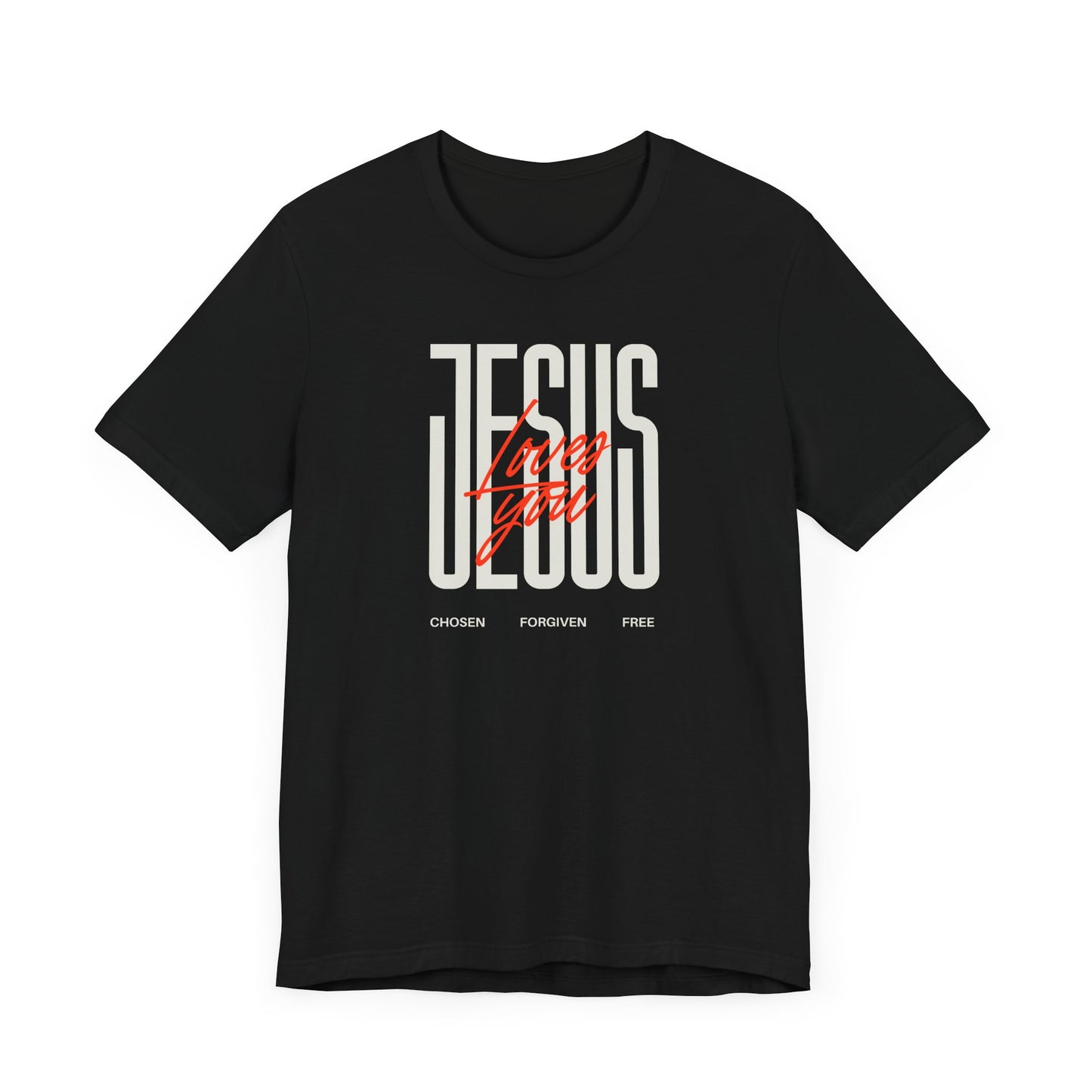 Jesus Loves You - Unisex Soft Short Sleeve Tee