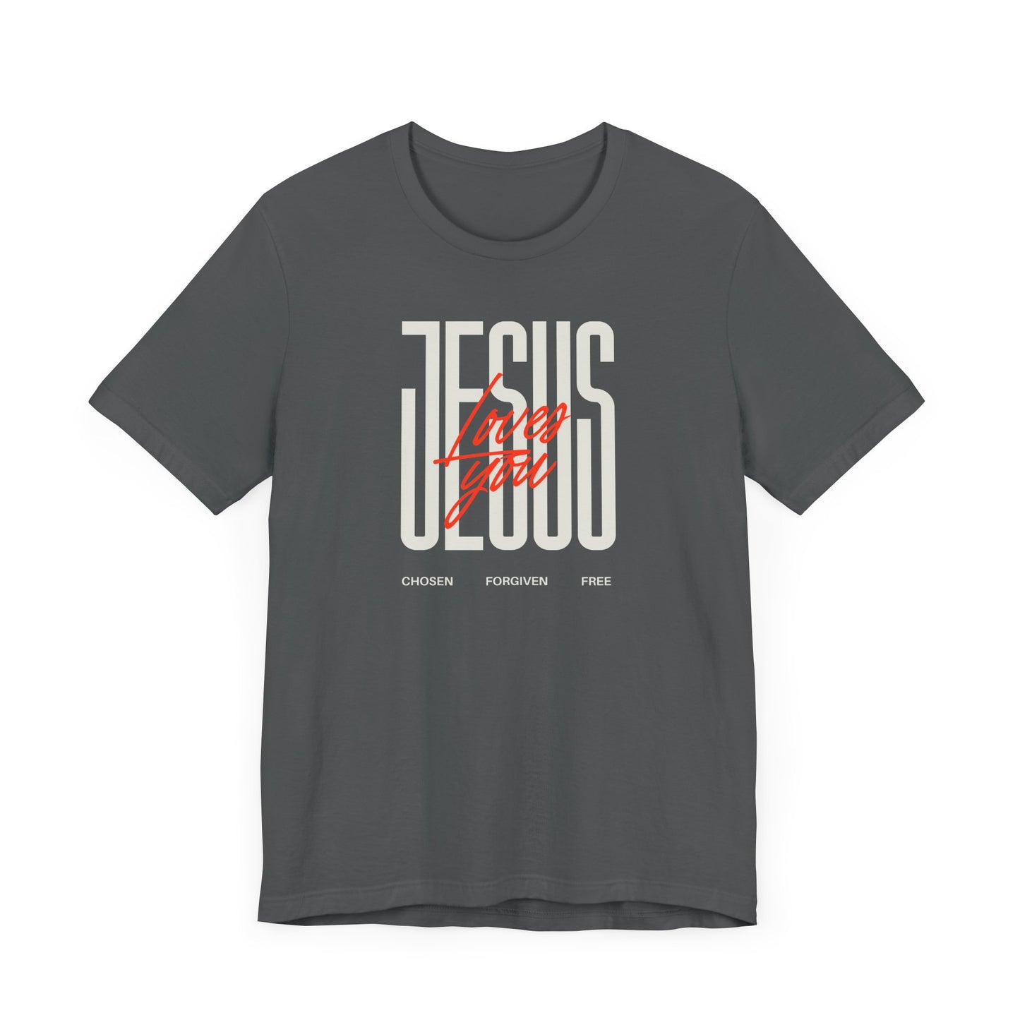 Jesus Loves You - Unisex Soft Short Sleeve Tee