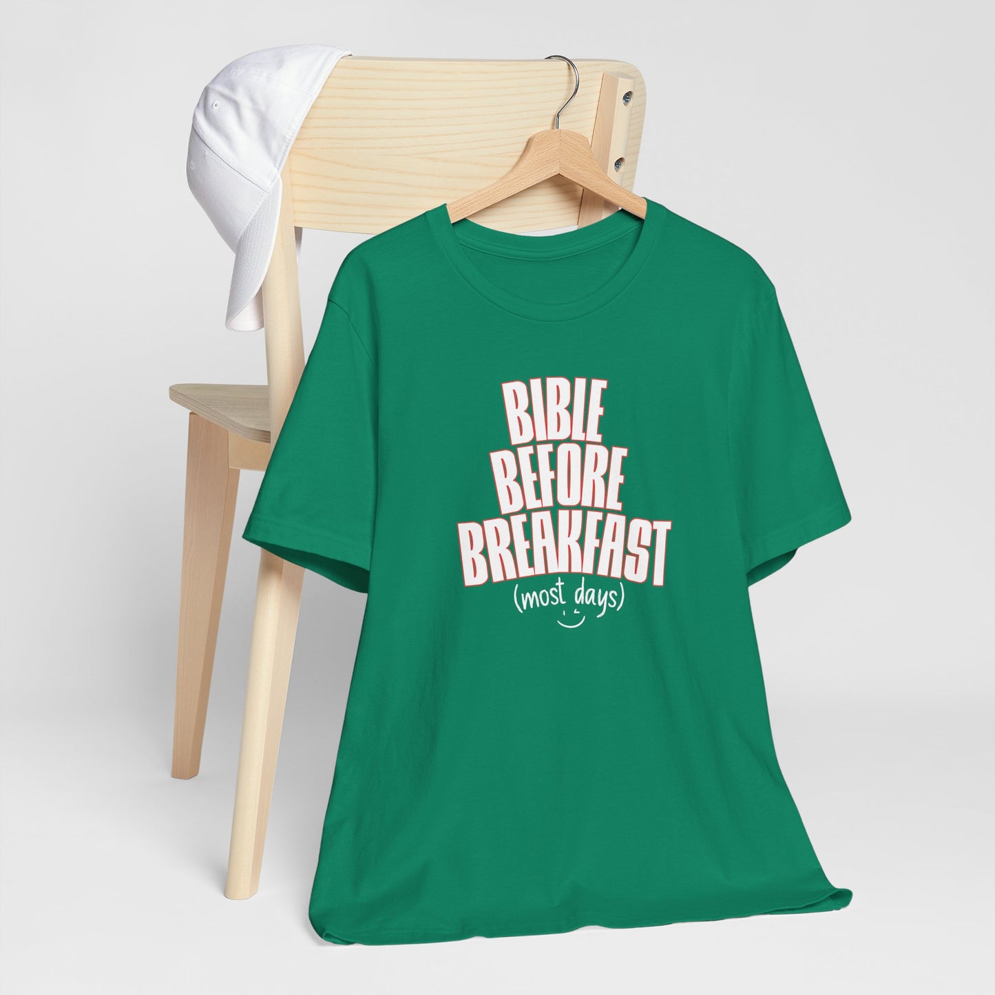 Bible Before Breakfast, Most Days - Funny Tee