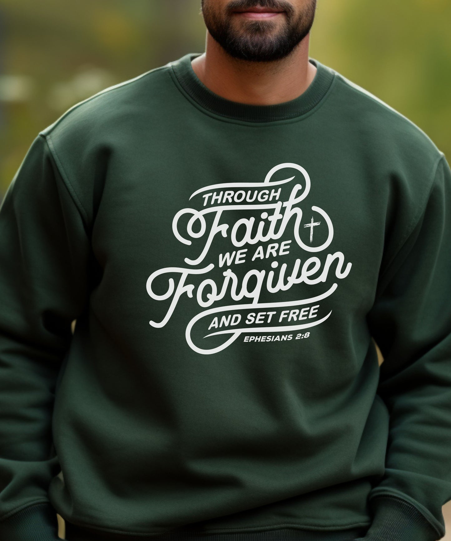Through Faith - Crewneck Sweatshirt
