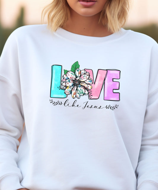 Love Like Jesus - Crewneck Sweatshirt